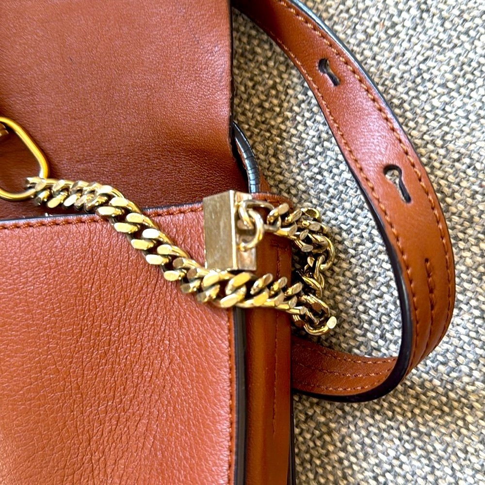Authentic Chloe Faye Leather Shoulder Bag-Small - Picture 13 of 16